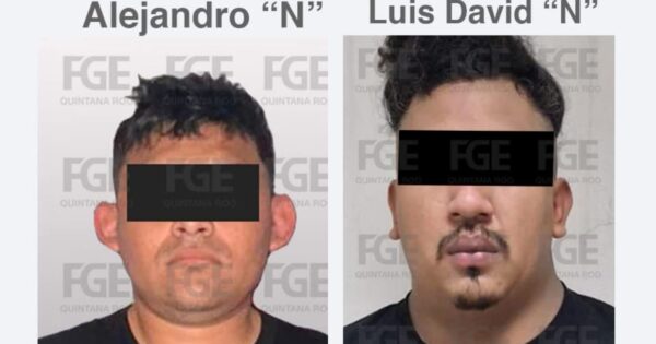 Capturan a presuntos implicados en la ejecución de mujer y niño en Cancún