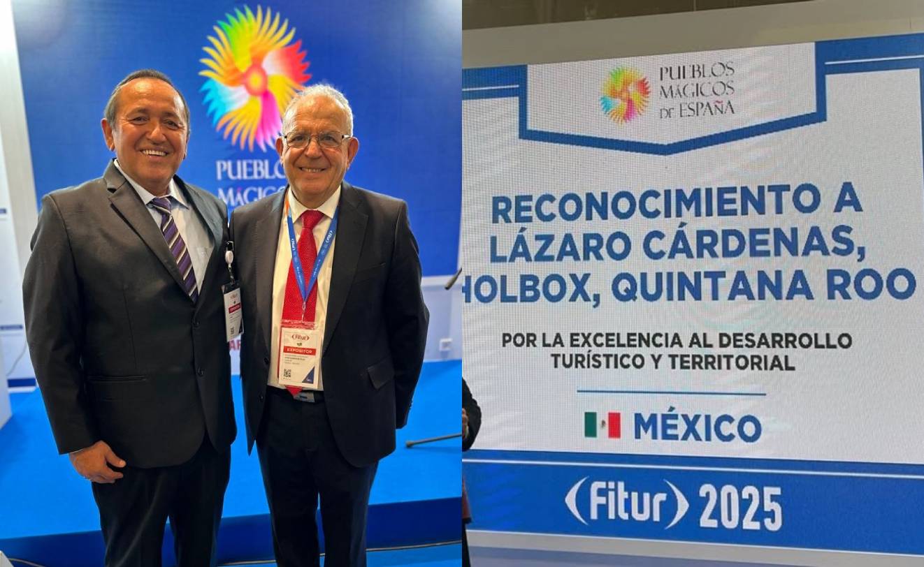 Nivardo Mena y Holbox reciben reconocimiento internacional en la FITUR 2025
