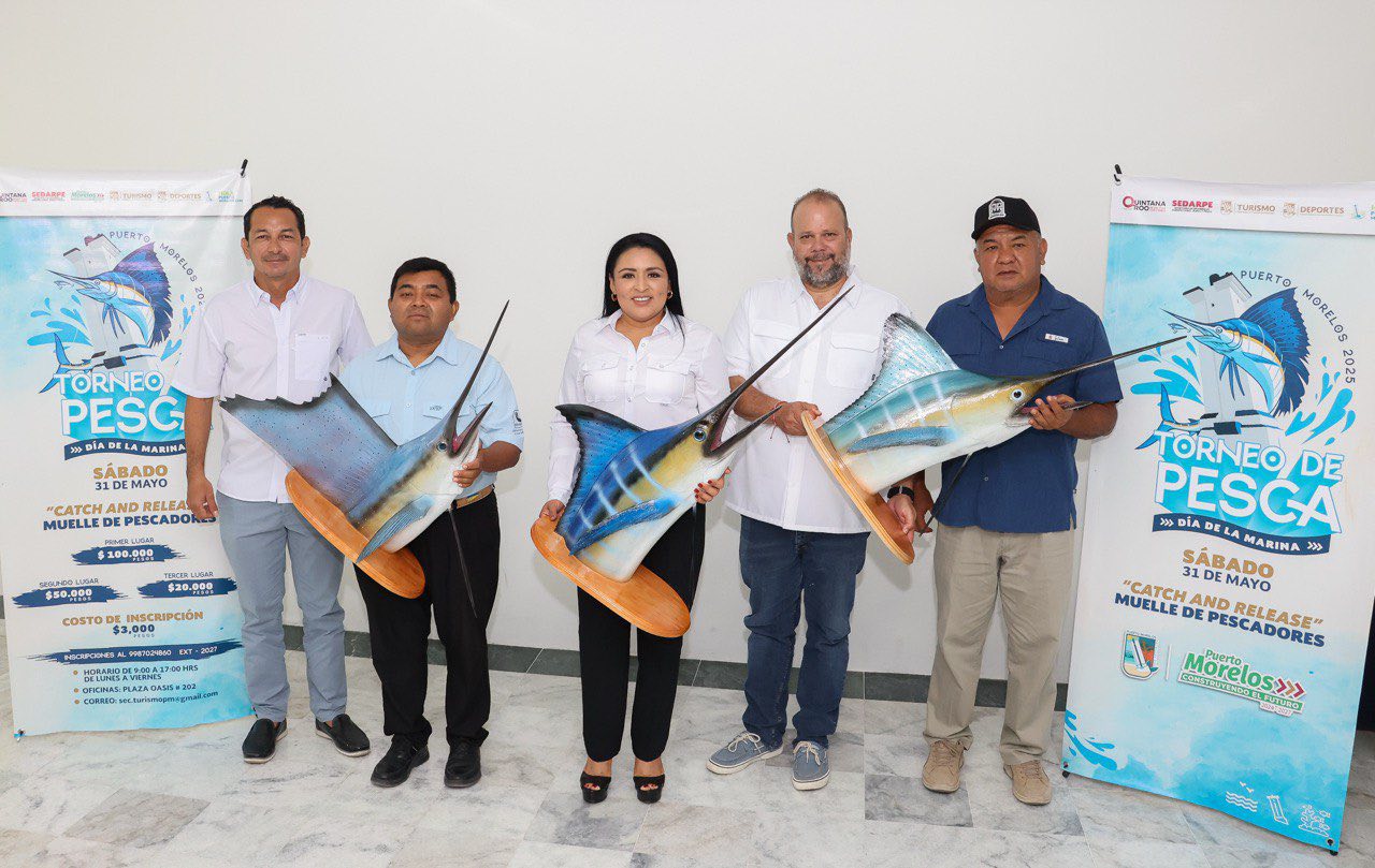 Torneo de pesca en Puerto Morelos