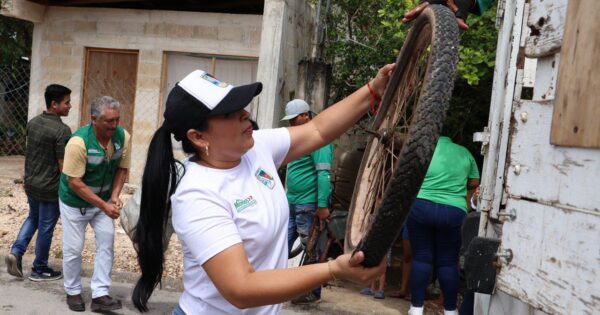 Jornada de limpieza en Leona Vicario