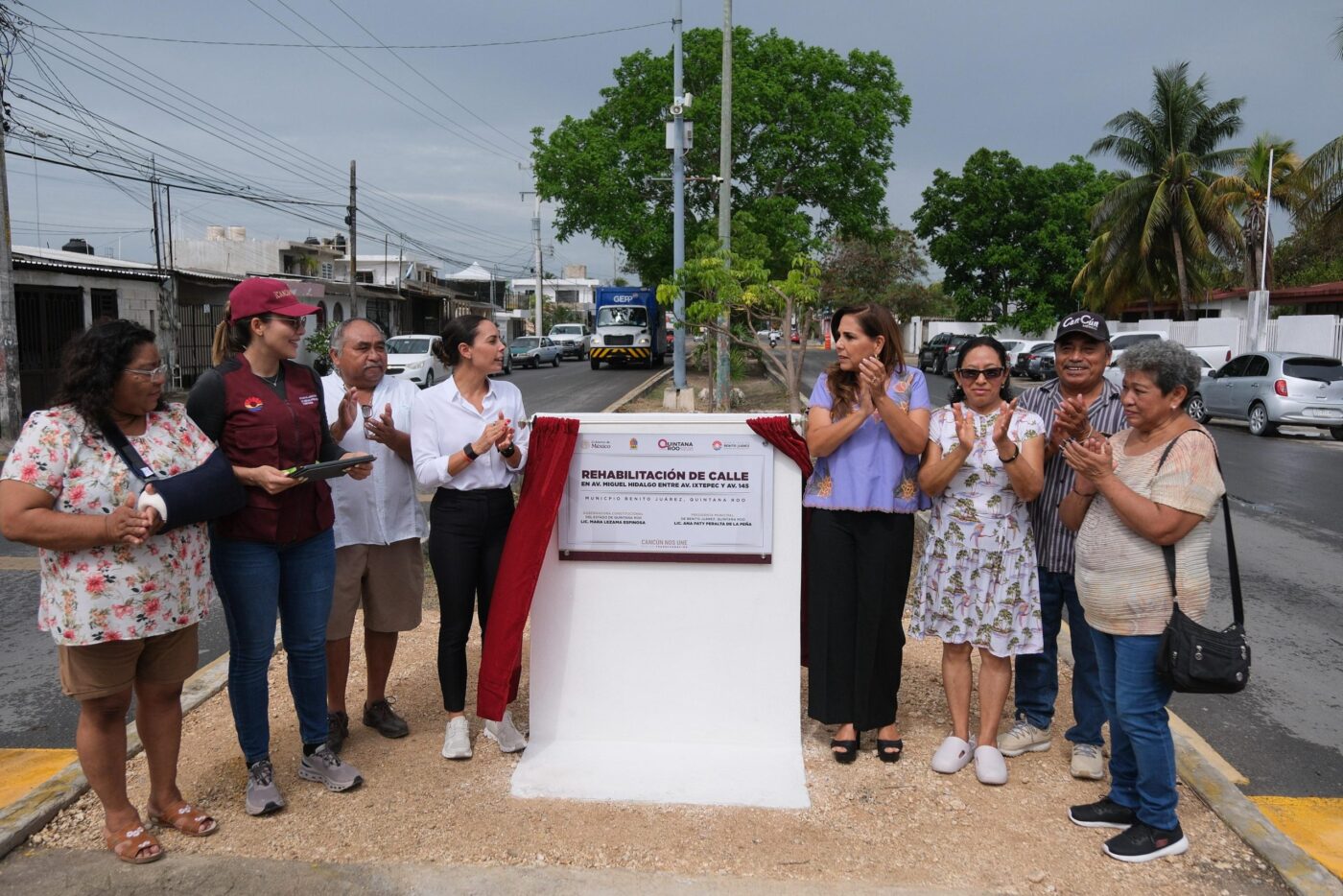 Entregan obra de rehabilitación de la avenida Miguel Hidalgo 